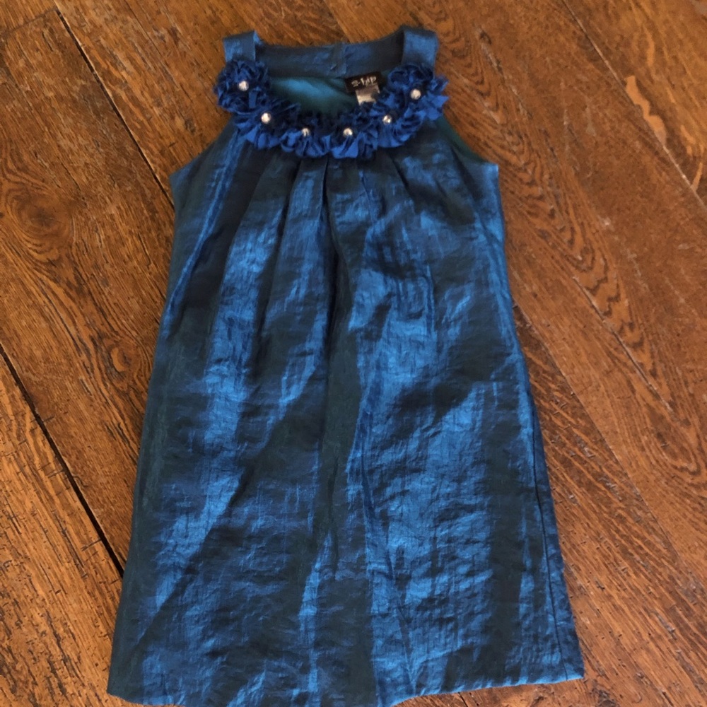 Girls cotillion dress in teal size 8